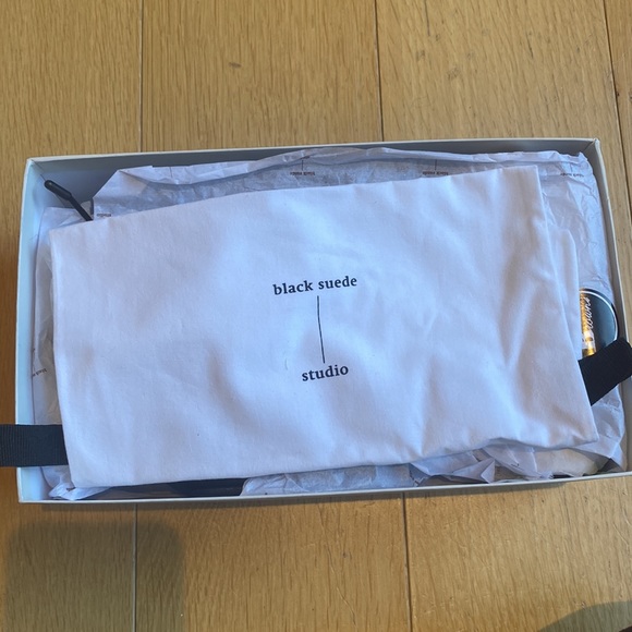 Black leather heels - Picture 6 of 8